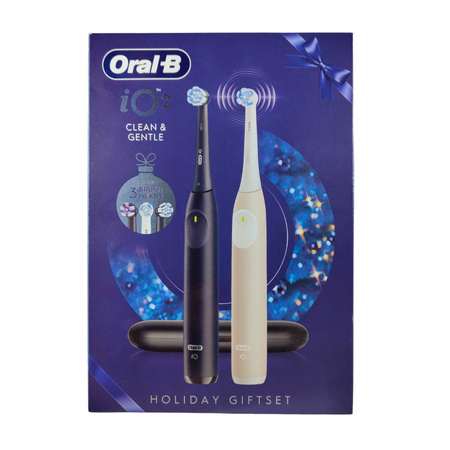 Zestaw 2x Szczoteczek Oral-B iO2 Night Black /Calm Pink