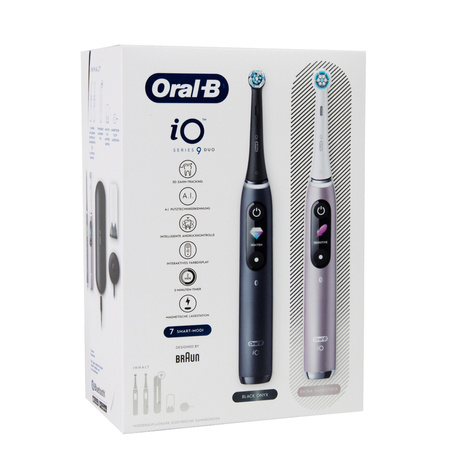 Oral-B iO9 DuoPack Black&Rose Quartz