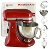 Robot Kuchenny Kitchenaid 5KSM175PSECA Artisan ,Stal Nierdzewna, 300 W, L, Czerwony