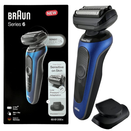 Golarka BRAUN 61-B1200s z Etui i Trymerem