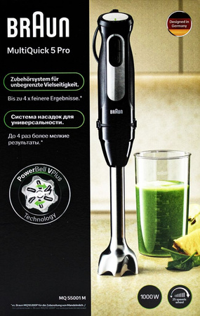 Blender BRAUN MultiQuick 5 Pro MQ 55001 M 1000W