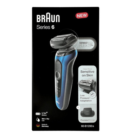 Golarka BRAUN 61-B1200s z Etui i Trymerem