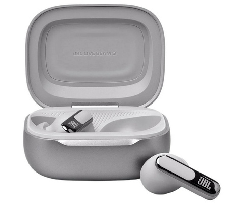 Słuchawki Bezprzewodowe JBL Live Beam 3 Silver