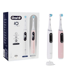 Oral-B iO6 DUO White+Pink Zestaw szczoteczek