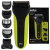 Golarka BRAUN 300BT Green 3w1 Trymer 5 nasadek