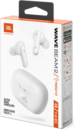 Słuchawki Bezprzewodowe JBL Wave Beam 2 White