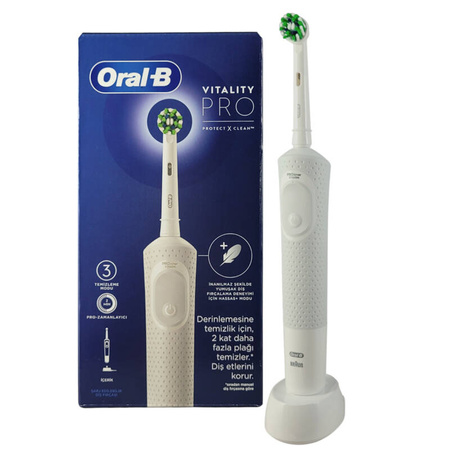 Oral-B Vitality PRO 103 PROTECT X Clean Biała